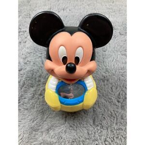 Vintage 1984 Disney Mickey Mouse roly poly toy